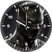 black panther darkness hj wall clock