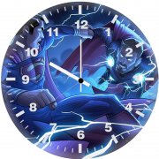 superman and thor qw wall clock