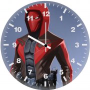 red hood superhero r3 wall clock