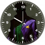 the joker green eyes pb wall clock