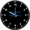 dc studios logo dark b0 wall clock