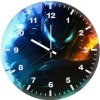 black pnther darker half 4p wall clock