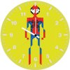 spider man pixel art xl wall clock