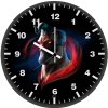 superman cartoonic art be wall clock
