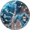 batman and nightwing art 2v wall clock