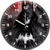 batman gotham paint art bh wall clock