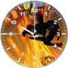 spiderman into the spiderverse fan made poster 6w wall clock