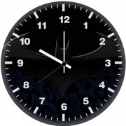 batman dark logo d4 wall clock