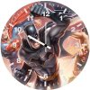 dc heroes art y8 wall clock