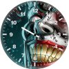 joker smile danger os wall clock