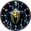 spiderman watching the city 4q wall clock
