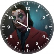 4kjoker clown 0b wall clock