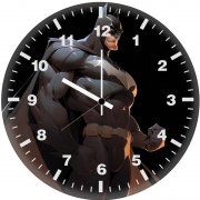 batman guardian sketch artwork cc wall clock