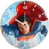 superman in city bu wall clock