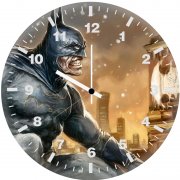 batman in paris em wall clock