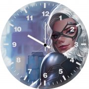 bat cat jj wall clock