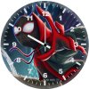 spider man on art q7 wall clock