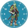 leo teenage mutant ninja turtles hf wall clock