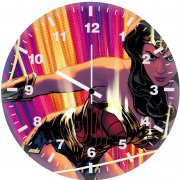 adam hughes wonder woman cover ac wall clock
