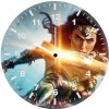 courage of wonder woman da wall clock