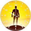 black panther king 48 wall clock