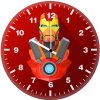 iron man heartbreaker artwork lu wall clock