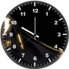 black adam darkness oi wall clock