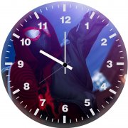 spiderman miles morales cgi art ib wall clock