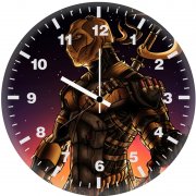 deathstroke artwork mr wall clock