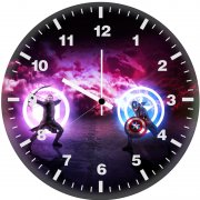 avengers gotham knights style ce wall clock