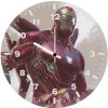 iron man concept artwork bu wall clock