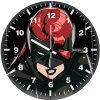 batwoman red blood x5 wall clock