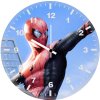 spidermanflying i2 wall clock