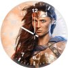 wonder woman angryci wall clock