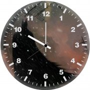 batman joker trail qs wall clock