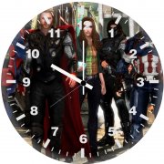 avengers mcu cx wall clock