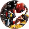 deadpool and wolverine intertwined 3p wall clock
