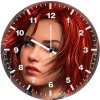 black widow girl yw wall clock