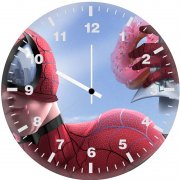 spiderman chilling e0 wall clock