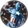 captain america as iron man suit py wall clock