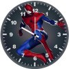 spiderman digital art 73 wall clock