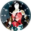 wonder woman watercolor art 8a wall clock