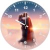 superman kissing lois lane rj wall clock