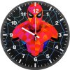 spiderman abstract u3 wall clock