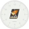 iron man minimal logo gc wall clock