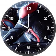 spider man in rain z4 wall clock
