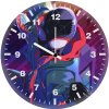 spiderman playing a prank on venom 4r wall clock
