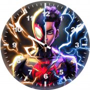 the spectacle of spider man if wall clock