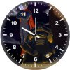 batman and superman madness multiplied zn wall clock