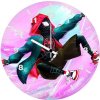 miles morales swinging uk wall clock